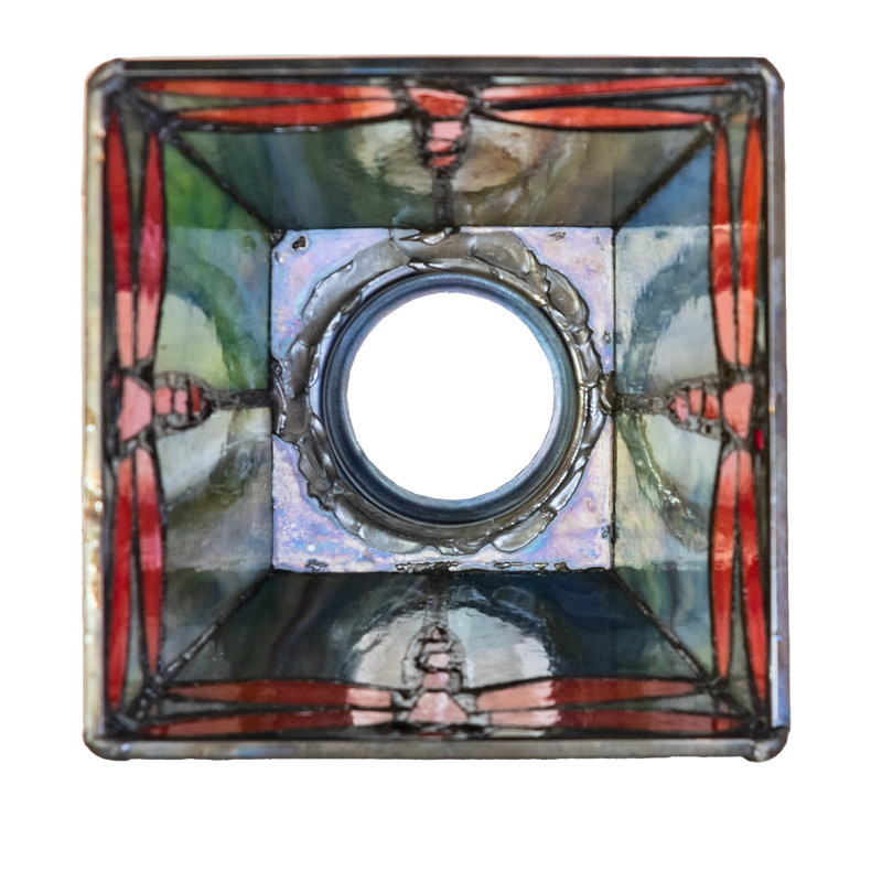 5" Square Prairie Dragonfly Shade