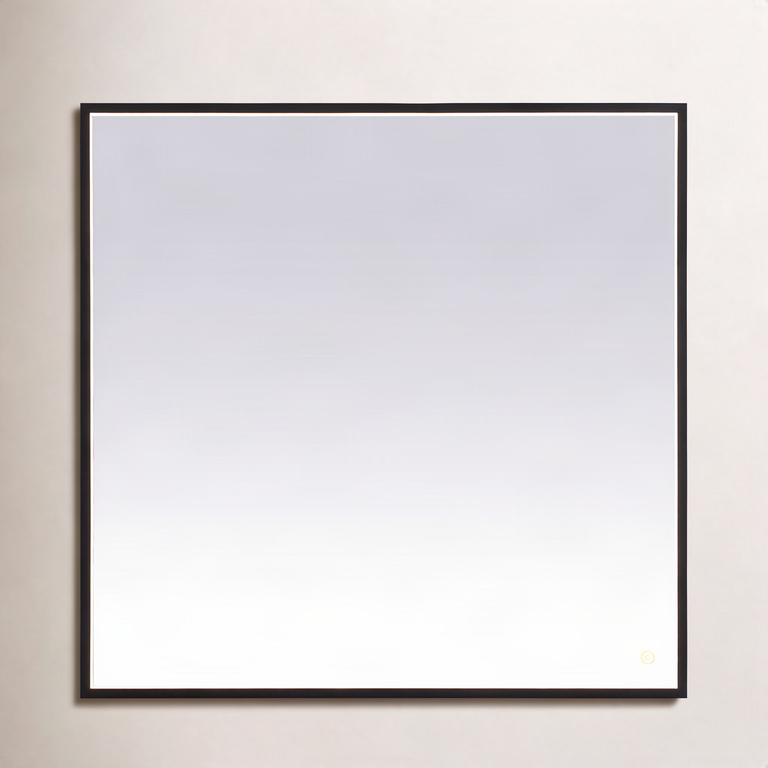 Piche Aluminium Mirror, 36" x 36", Black