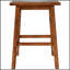 Tabourets de cuisine en bois à hauteur de comptoir 2 pièces Farmhouse Rustic pour petits espaces, peu encombrants et élégants