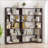 90cm Extended 5-Tier Freestanding L-Shaped Corner Bookshelf with Anti-Drop and Tipping Safety for Home and Office