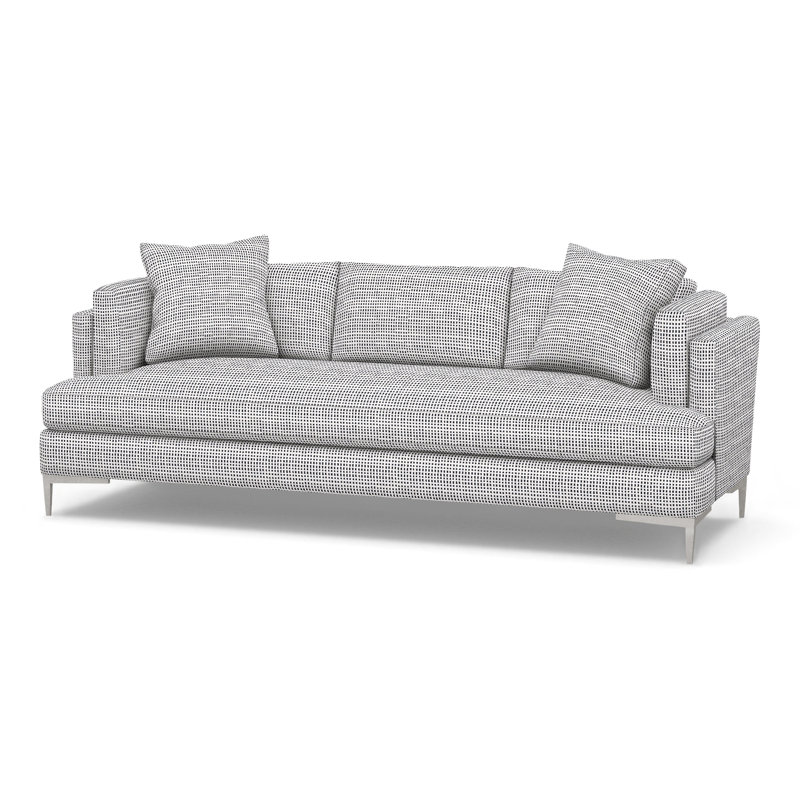 Aiden Upholstered 90.5'' Sofa, Stainless Steel, Perigold Rest Ink