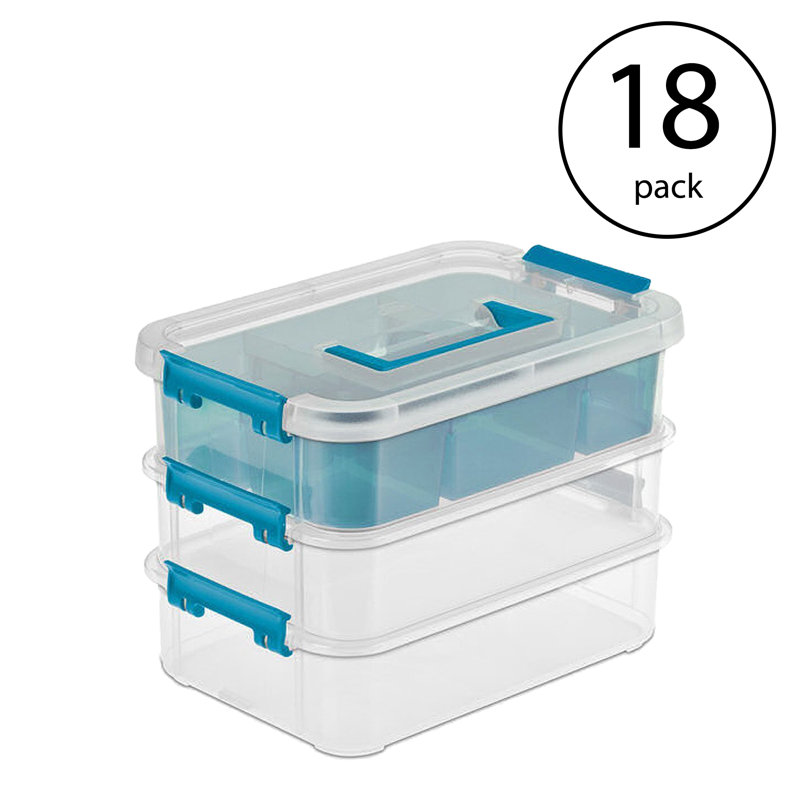 Plastic Storage Bin Set