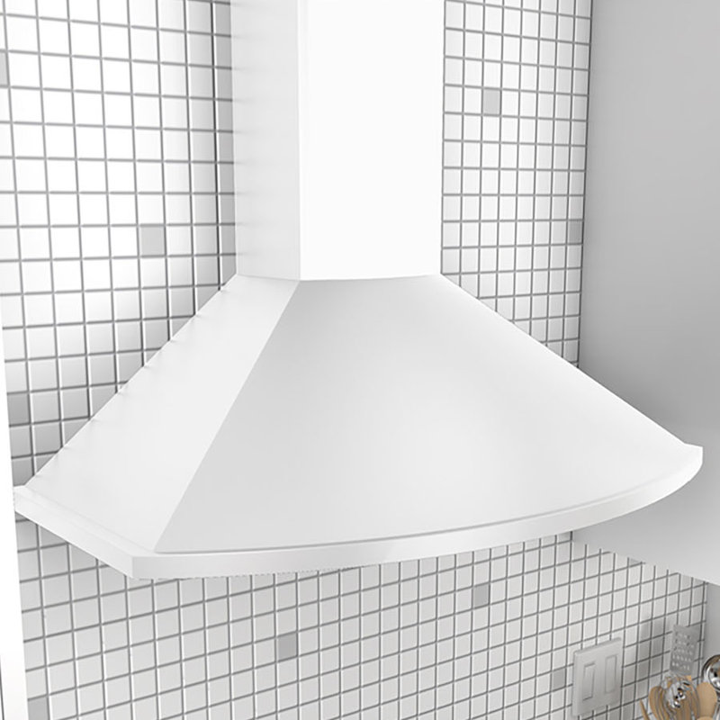 Core 30" 685 CFM Convertible Wall Mount Range Hood with Nightlight, White