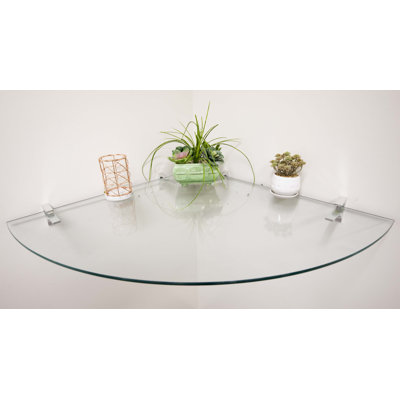 Glass Corner Shelf
