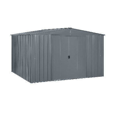 Essential 8X10 Steel Shed Charcoal