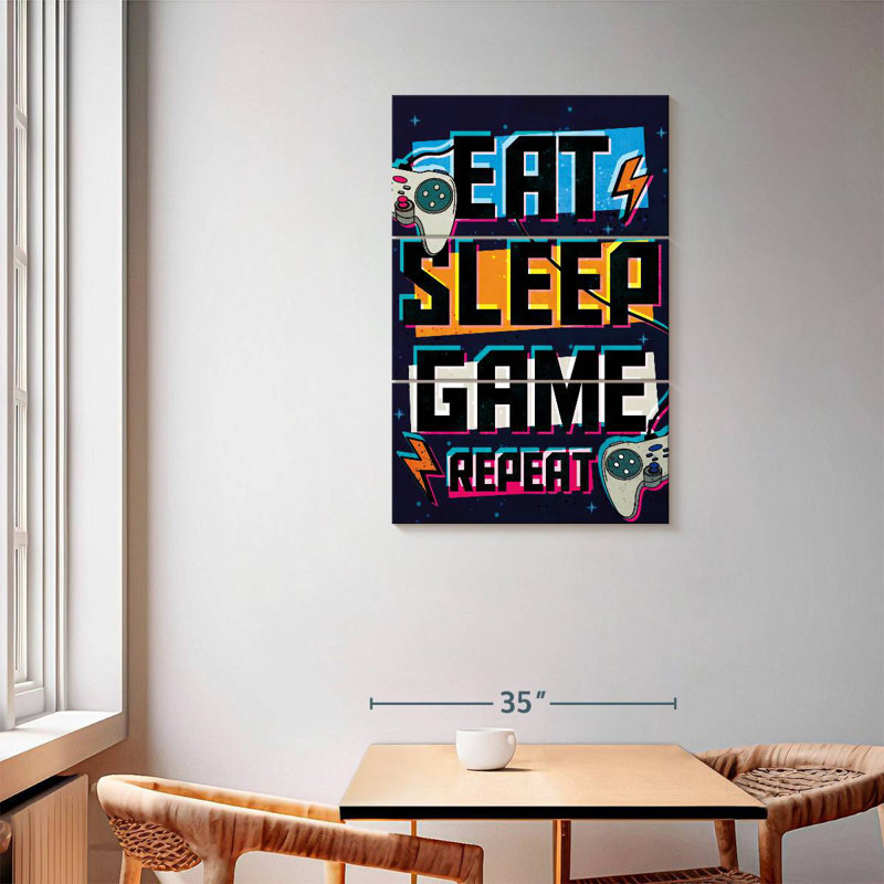 Keiraleigh Eat Sleep Game Poster