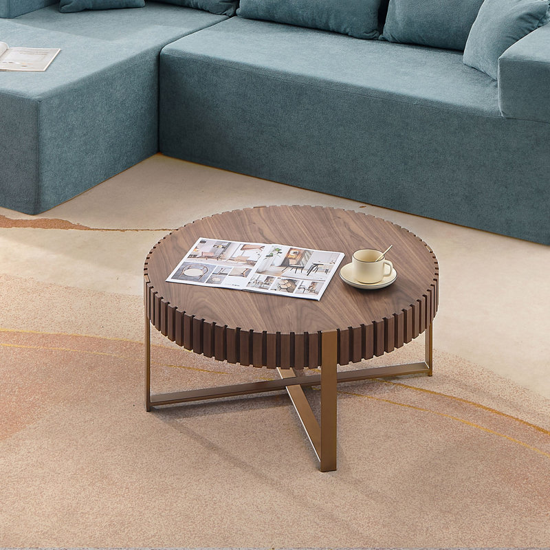 Table basse Serville, Brun