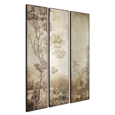 Pastorale Wall Plaques, Set of 3