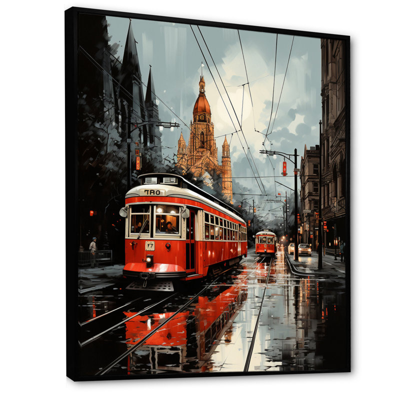 «Lynese Toronto Urban Contrast I», reproduction sur toile, H 40 po x l 30 po x P 1,5 po, Cadre flottant noir