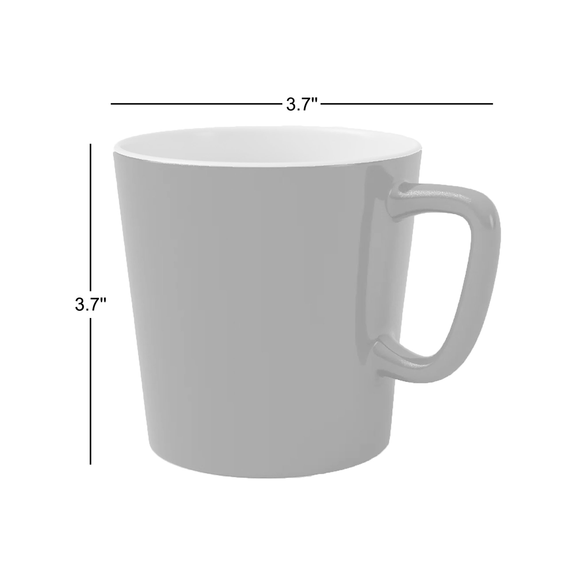 Riesner Stoneware Coffee Mug, Chalk