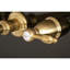 Kingston Brass Tudor Two-Handle 3-Hole Wall Mount Roman Tub Faucet