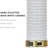 26” Modern Ceramic Table Lamps with 3-Way Touch Control, USB & Type-C Ports