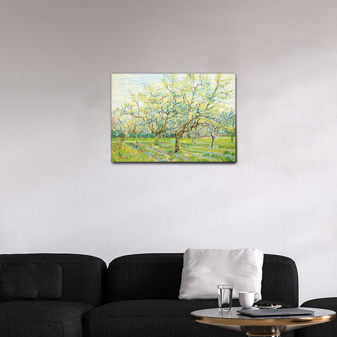 Leinwandbild The White Orchard von Vincent Van Gogh