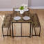 Sylvie 4 - Person Patio Dining Set with Rectangular Table-1406477173