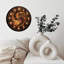 Horloge chiffres avec tourbillon lumineux
