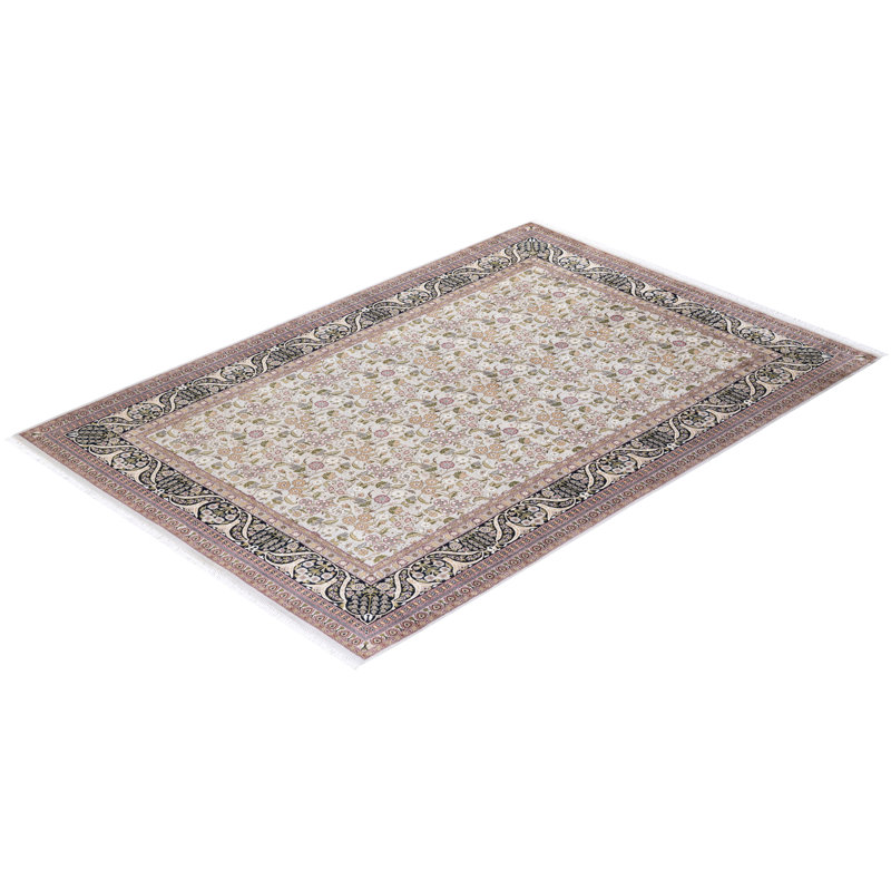 Classic One-of-a-Kind 6'3" X 8'10" Hand Knotted Area Rug