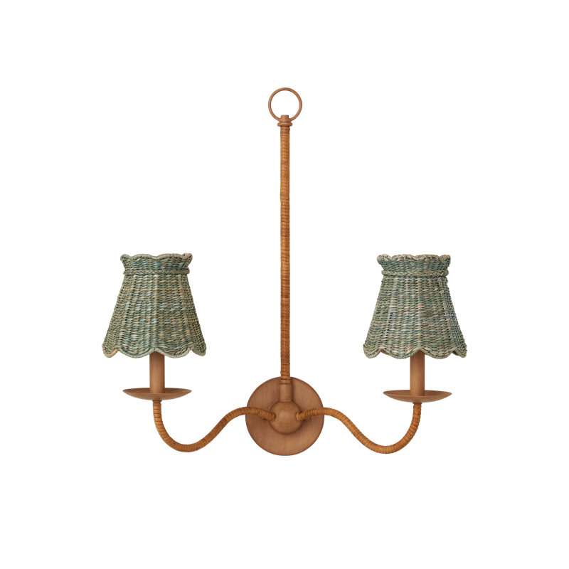 Annabelle Tapered Chandelier Shade, Teal