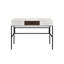 Bureau d'écriture Verster à finition naturelle avec port USB et grand espace de rangement, parfait pour l'efficacité du bureau à domicile moderne-58656039