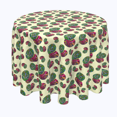 Ethel Geometric Round Easter Tablecloth