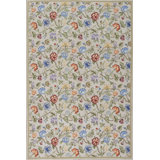 Gros Point Needlepoint Hand Knotted Wool Area Rug
