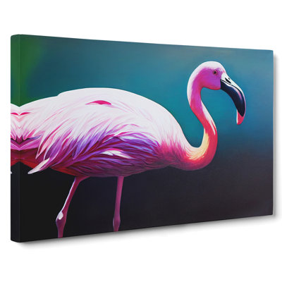 Miraculous Flamingo - Wrapped Canvas