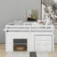 Lit mezzanine simple avec armoire et tablette-521666153