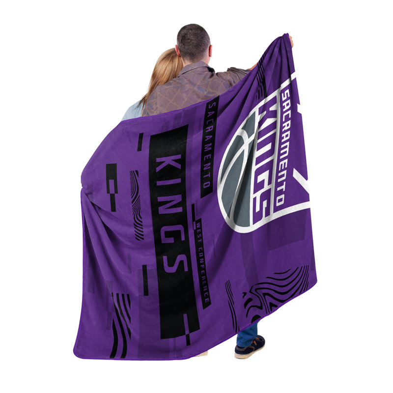 Throw Blanket, Purple/Black, Sacramento Kings