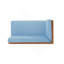 Ensemble de canapé 4 pièces X-Back, bleu-2091238755