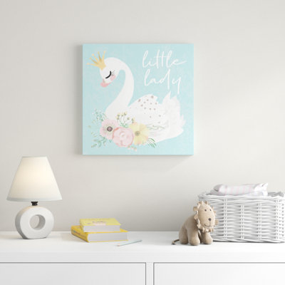« little lady swan », art sur toile