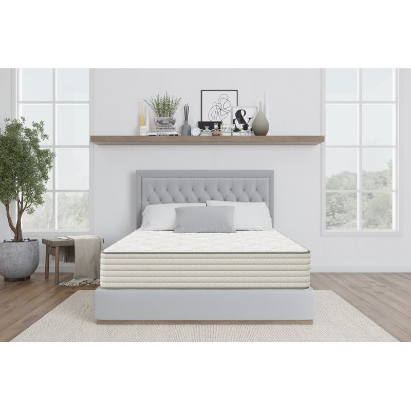 Matelas hybride à plateau-coussin ultra moelleux de 11 po Klotilde, Simple