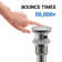 Pop-Up Bathroom Sink Drain Stopper with Overflow