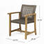 Fauteuils club d'extérieur en bois d'acacia-1801513289