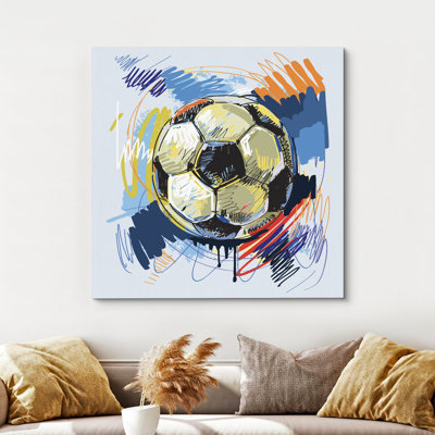 Cartoon On Canvas Print