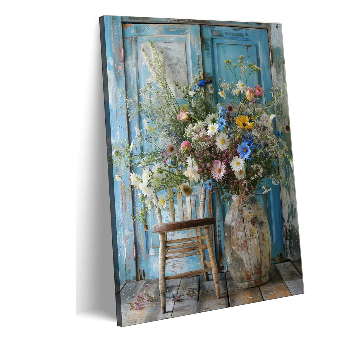 Ophelia & Co. Farmhouse Daisy Canvas Wall Art Vintage Country Flower ...