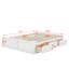Structure de lit plateforme grand avec 6 tiroirs-118028154