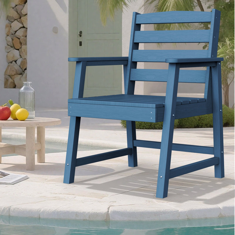 Chaise de patio pour l'extérieur, Bleu