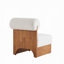 Chaise longue rembourrée douce et durable-1174217079