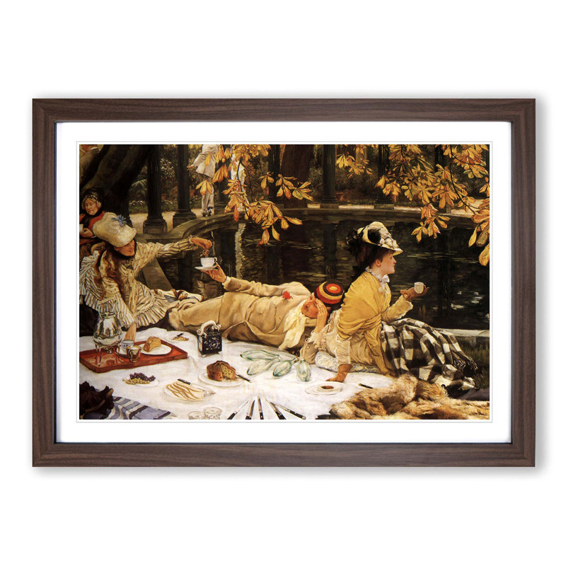 James Tissot - Single Picture Frame Painting, Walnut