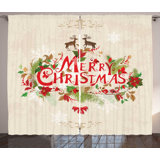 Semi-Sheer Rod Pocket Curtain Panels