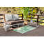 Dajerin Indoor & Outdoor Boho Rug Green/Ivory-559108286