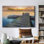 Weathered Pier - reproduction de photo sur toile tendue-874385403