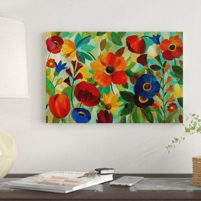 «Summer Floral V» par Silvia Vassileva, art mural sur toile
