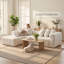 Canapé modulaire en L 107,9 po avec canapé Boneless Couches.-814864173-814864178