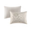 Édredon 12 pièces, grand lit, kaki, or métallique, coussins décoratifs plissés, fil doré-124311637