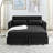 3-In-1 Velvet Sleeper Sofa Bed-97699042