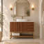 Meuble-lavabo moderne 36 po avec lavabo-vasque en céramique et 2 tiroirs en acier inoxydable-832361894