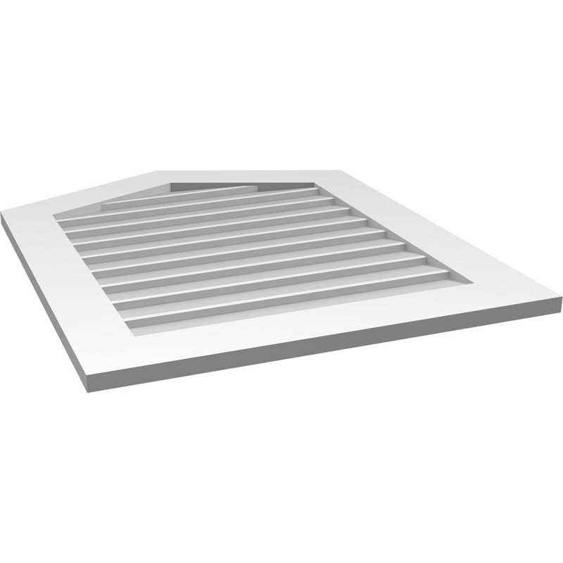 Ventilateur à pignon non-fonctionnel Signature, H 34 po x l 28 po x P 1 po, Brai 5/12