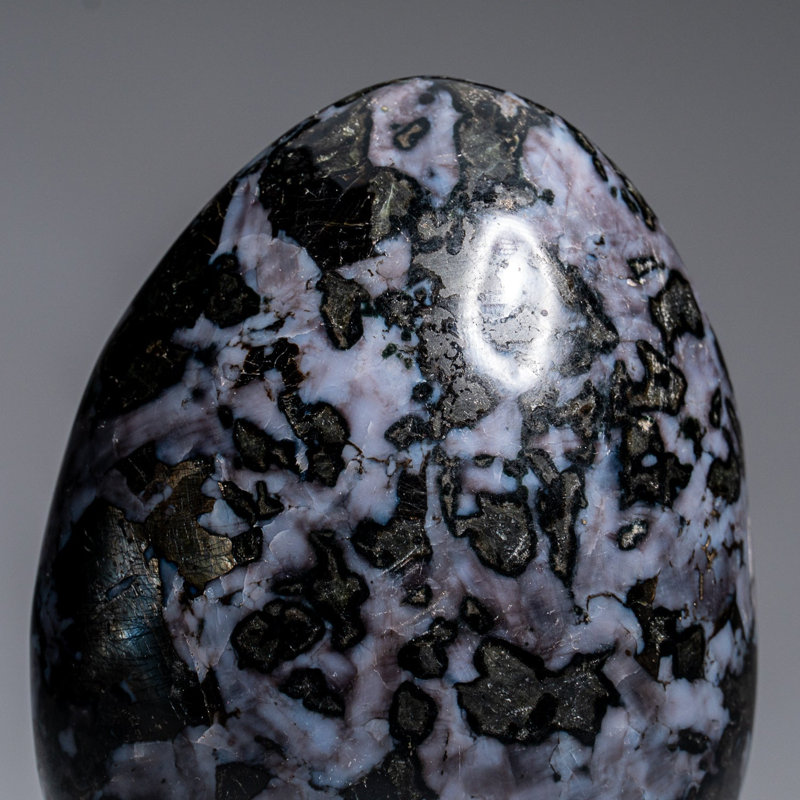 Genuine Polished Indigo Gabbro Freeform from Madagascar (1.6 Lbs), 4.25" H x 3.5" W x 1.5" D