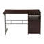 Bureau d'ordinateur avec beaucoup de rangement