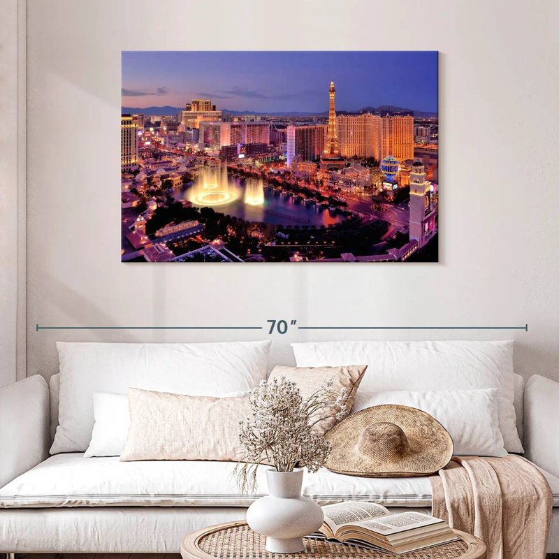 Sirci Las Vegas Night Glow, H 30 po x l 45 po